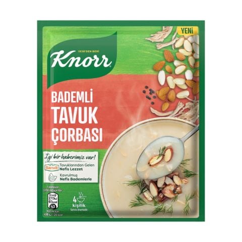 KNORR Ç.KL.BADEMLİ TAVUK 75G 1*12*12   ////
