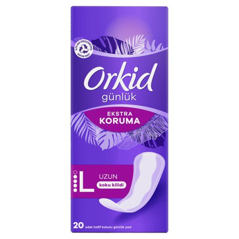 ORKİD GÜNLÜK EXTRA KORUMA UZUN 20'Lİ KOKU KİLİDİ 1*14
