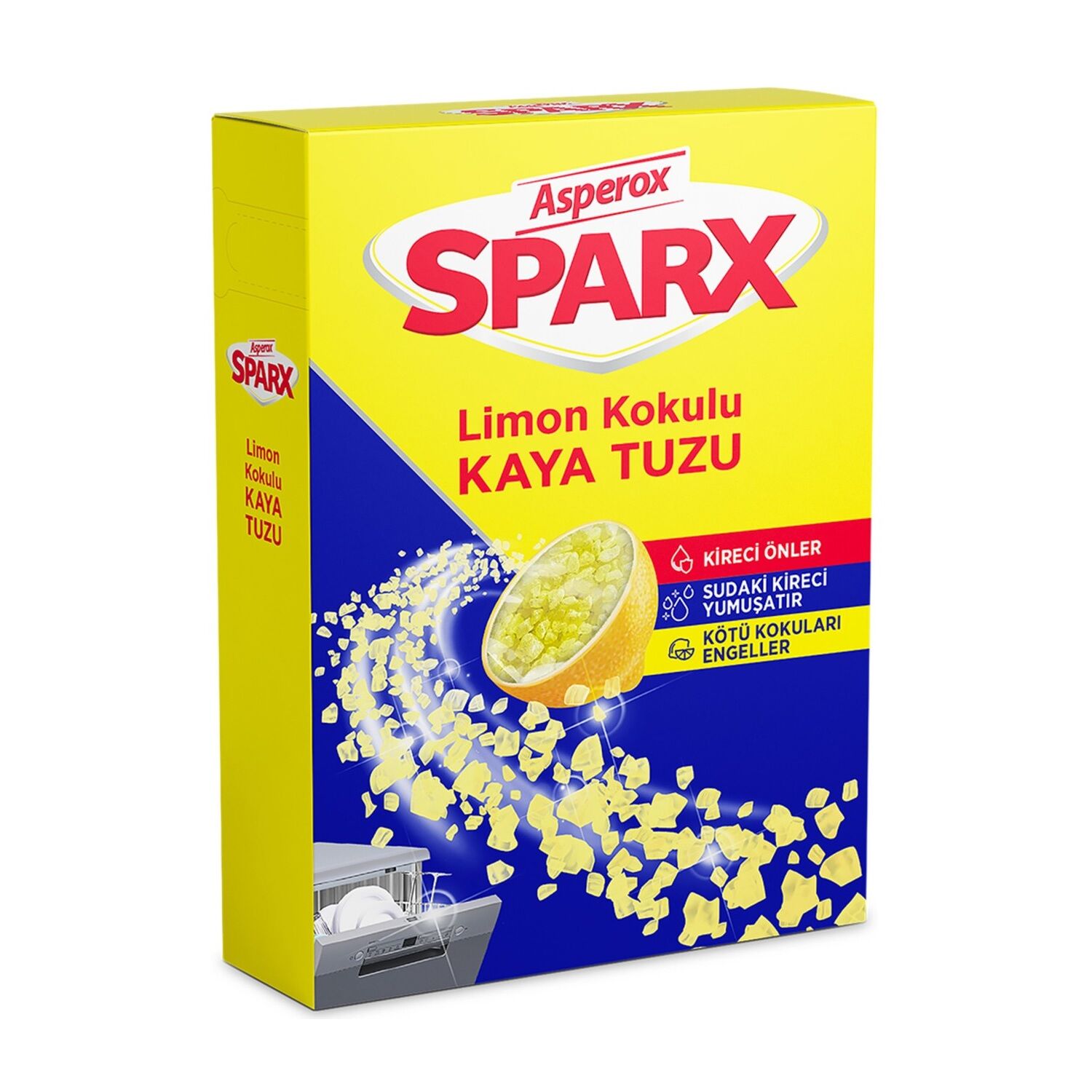PEROS SPARX BUL.KAYA TUZU 1,5KG LİMON KOKULU 1*12