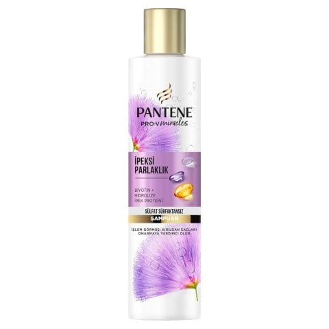 PANTENE ŞAMPUAN 225ML MİRGELES İPEKSİ PARLAKLIK SÜRFAKTANSIZ 1*6