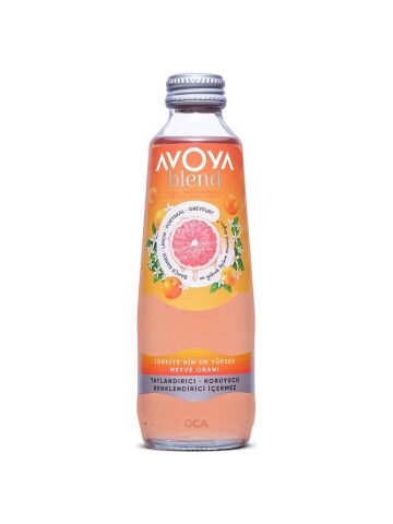 AVOYA MİNERALLİ PORT&GREY&LİM&NANE 250ML CAM 1*12