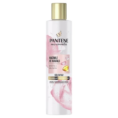 PANTENE ŞAMPUAN 225ML MİRGELES HACİMLİ VE HAVALI SÜLFATSIZ 1*6