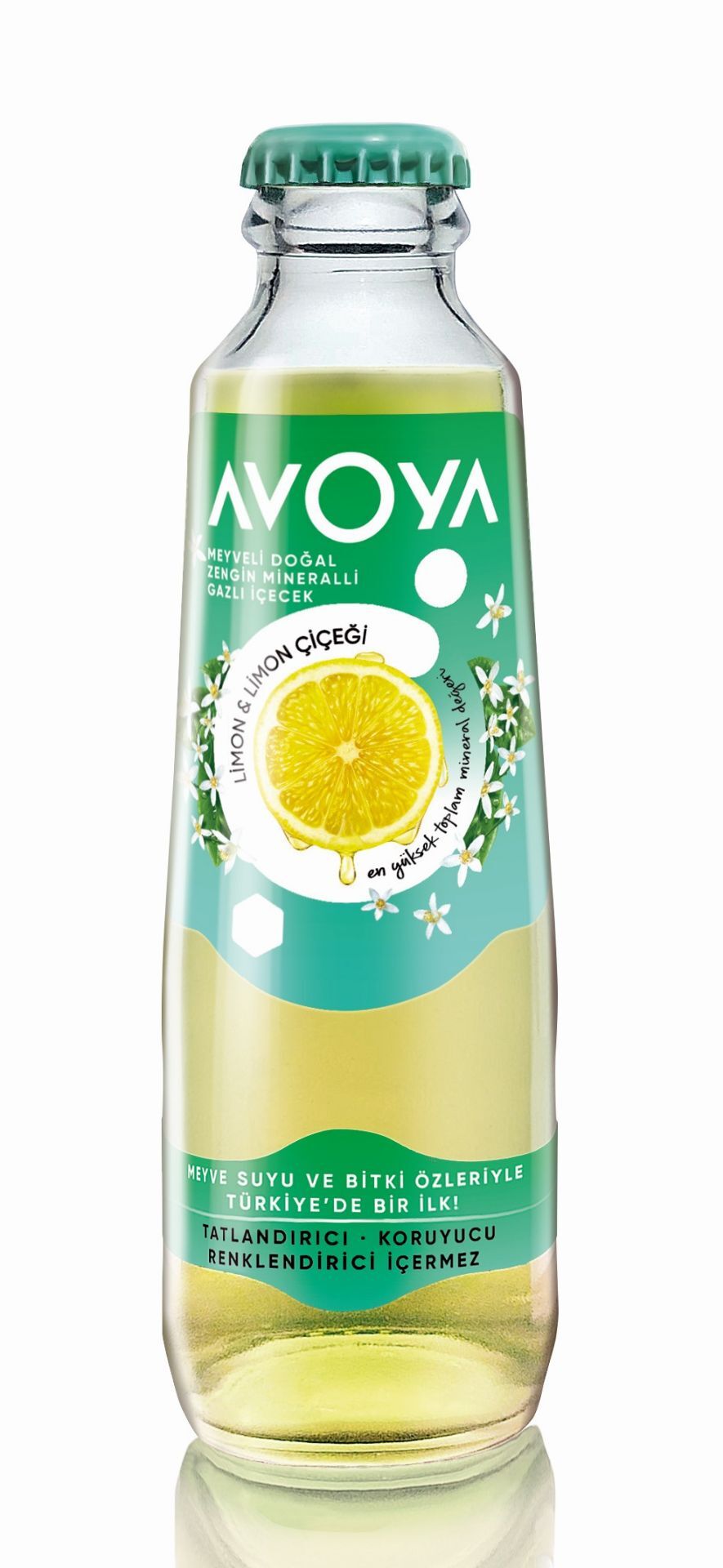 AVOYA MİNERALLİ LİMON&LİM.ÇİÇEĞİ 200ML CAM 1*24
