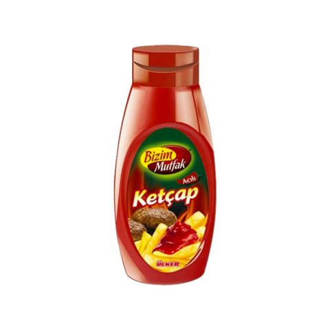 ÜLKER BİZİM KETÇAP ACI 400GR 5681-06 1*12