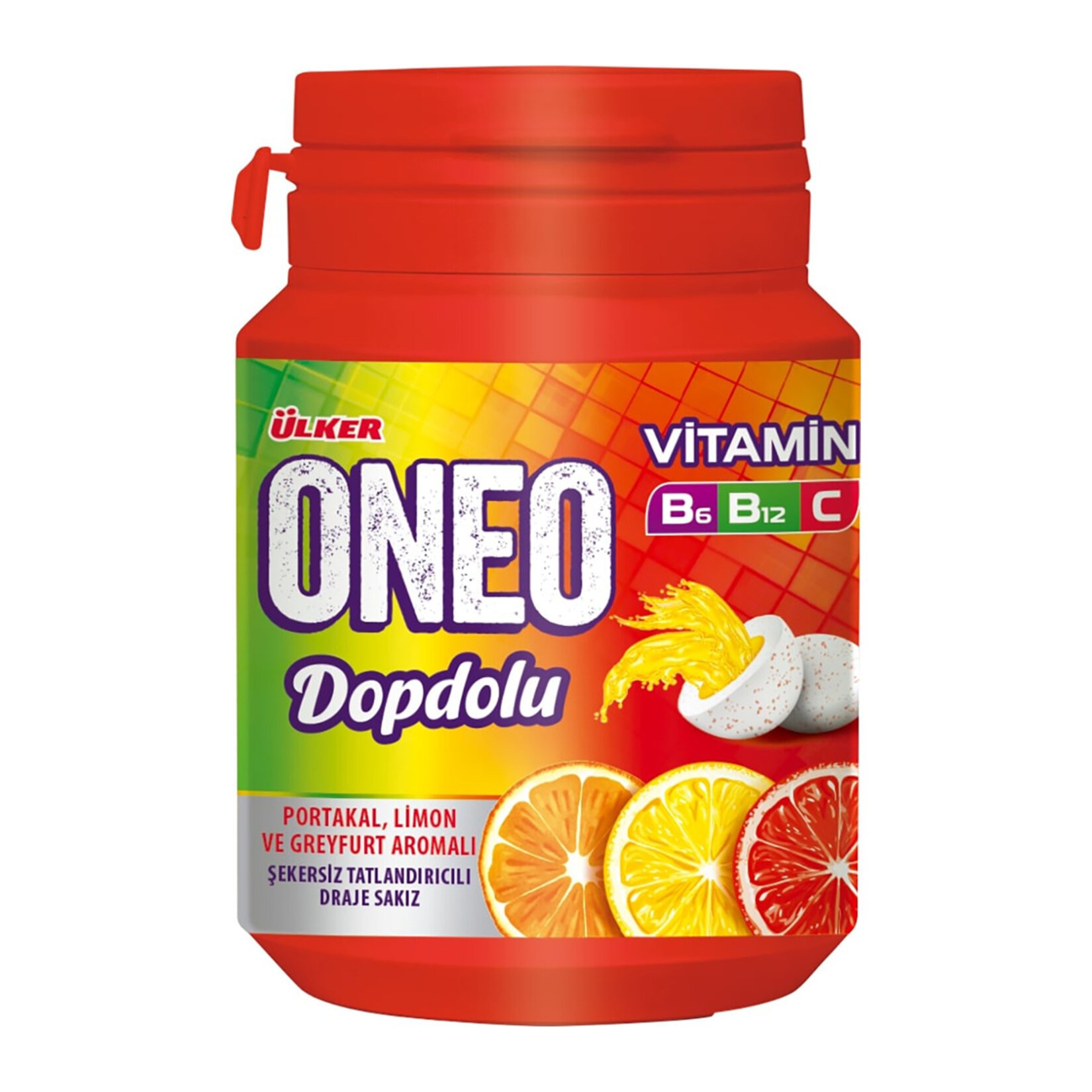 ÜLKER S.ONEO ŞİŞE DOPDOLU PORT&LİM&GRYFRT DRAJE 48GR 2290-05 1*12