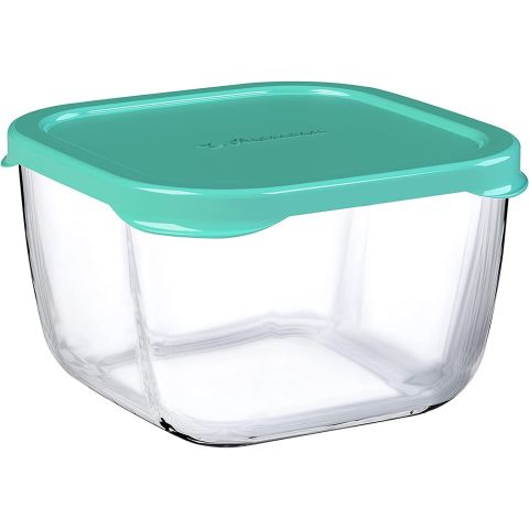 PAŞABAHÇE SAKLAMA KABI 4'LÜ 53223 SNOWBOX 275CC YEŞİL KAPAKLI 1*6
