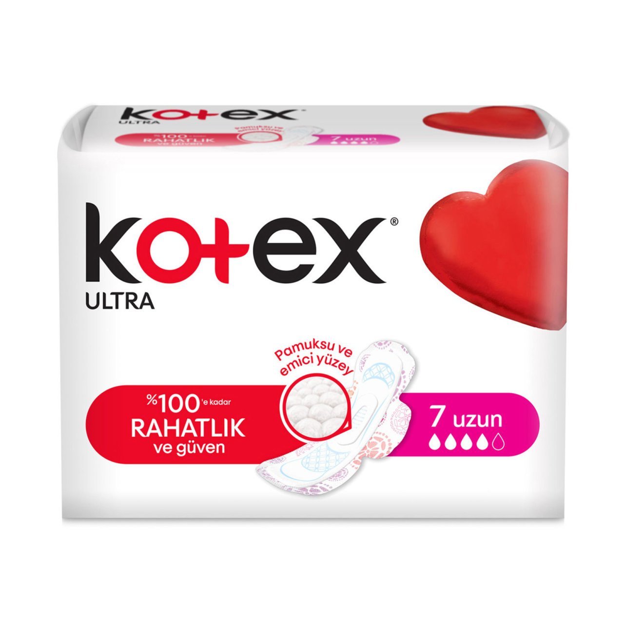 KOTEX T.ULTRA UZUN 7'Lİ 1*24
