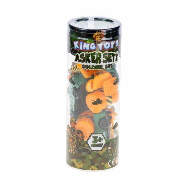 OYUNCAK SET ASKER 13PARÇA SOLDİER KİNG TOYS DUMAN  LAL 1128 *