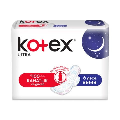 KOTEX T.ULTRA GECE 6'LI 1*24