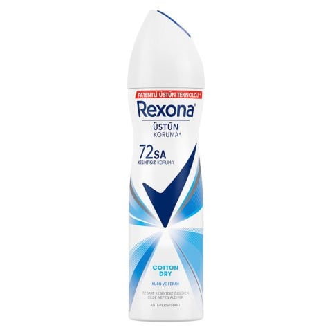 REXONA DEO WOMEN 150ML COTTON DRY 72SA 1*24