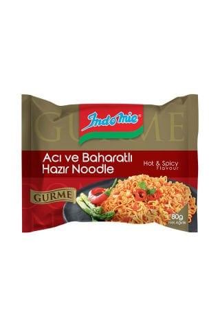 İNDO MİE NOODLE GURME ACI&BAHARATLI 80GR 1*40