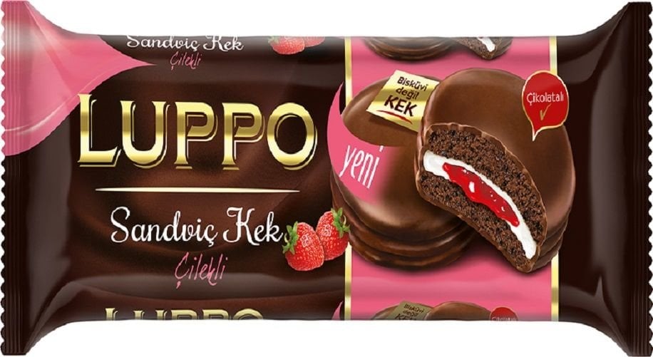 ŞÖLEN LUPPO SAND.8Lİ KEK ÇİLEKLİ 182GR 5835 1*12