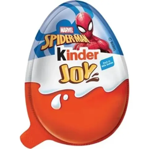KİNDER SURPRISE JOY YUMURTA ERKEK LİCENSE SPİDERMAN T1 1*24*2