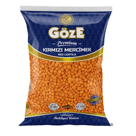 GÖZE 1KG MERCİMEK KIRMIZI 1*15