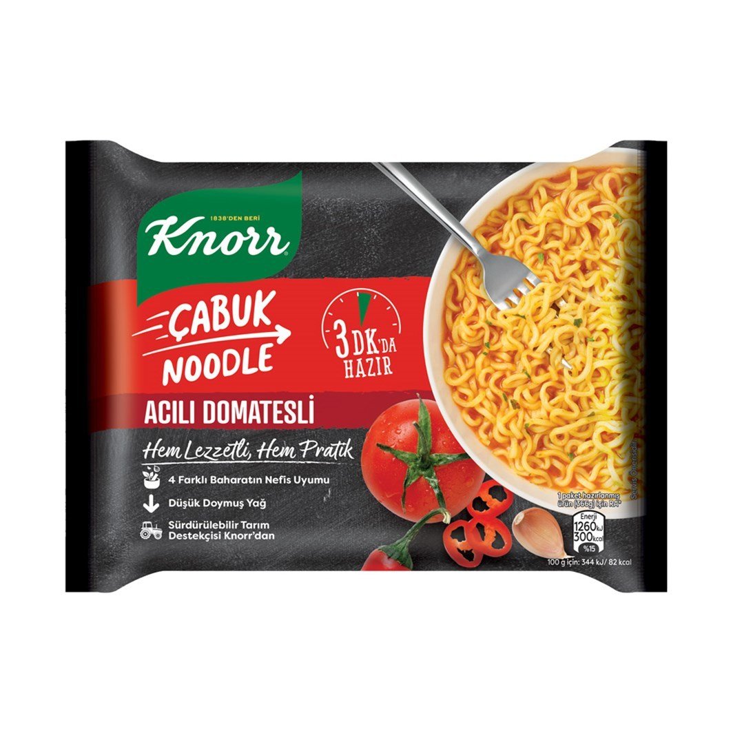 KNORR MAK.NOODLE ACILI DOMATESLİ 67GR 1*40