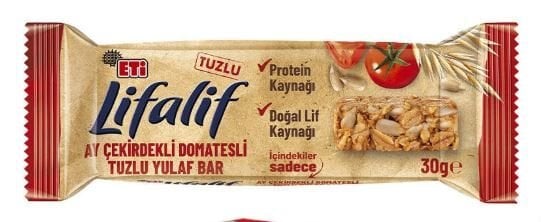 ETİ LİFALİF YULAF BAR 30GR AY ÇEK.&DOMATES 1*16