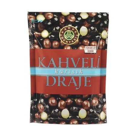 KAHVEDÜNYASI DRAJE KAHVELİ BİTTER-BEYAZ KARIŞIK 60GR 1*12