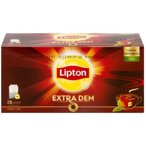 LİPTON BARDAK EXTRA DEM 25Lİ 52.5GR 1*12