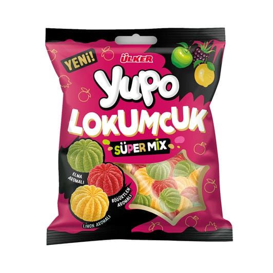 ÜLKER YUPO 77GR LOKUMCUK SÜPER MİX 1849-02  1*24