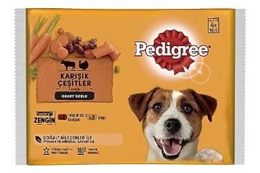 KÖPEK M.PEDİGREE 100GR SIĞIR GRAVY SOSLU POUCH 1*24