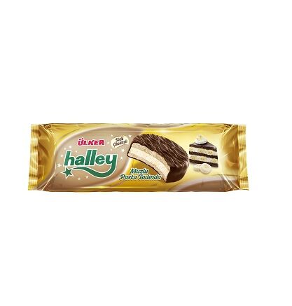 ÜLKER C.HALLEY 7'Lİ MUZLU ÇİKOLATALI 210GR 395-07 1*12