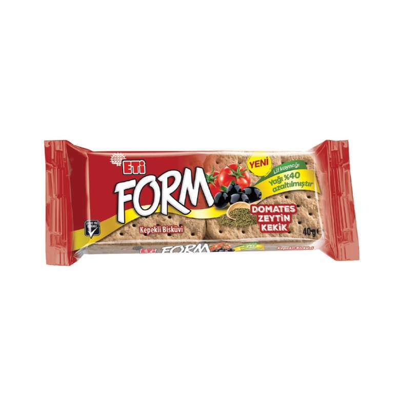 ETİ FORM 40GR DOMATES&ZEYTİN&KEKİK KEPEKLİ 2419-20 1*24