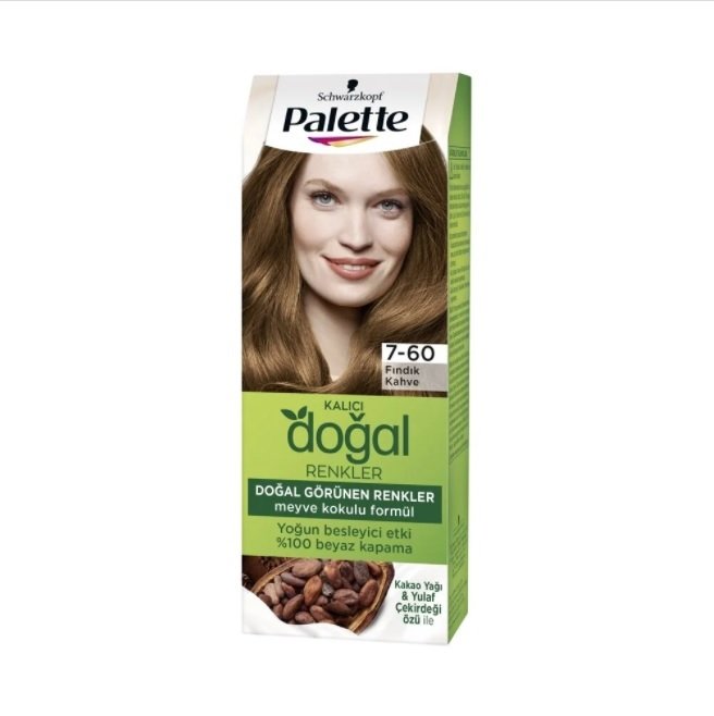 PALETTE DOĞAL RENK 7-60 FINDIK KAHVE 1*10