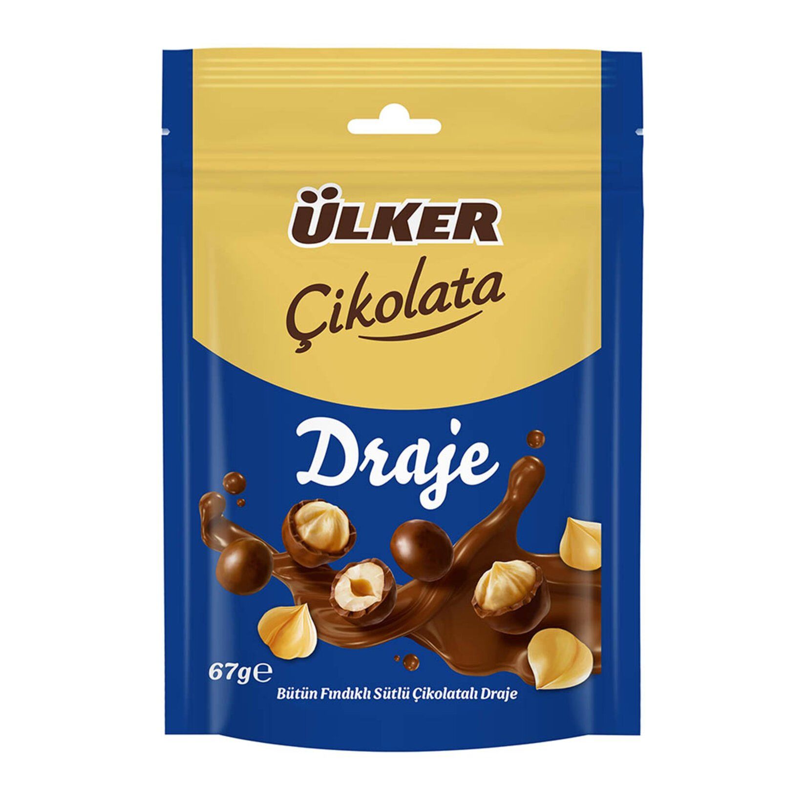 ÜLKER C.DRAJE FINDIKLI SÜTLÜ ÇİK.67GR 1491-02 1*14