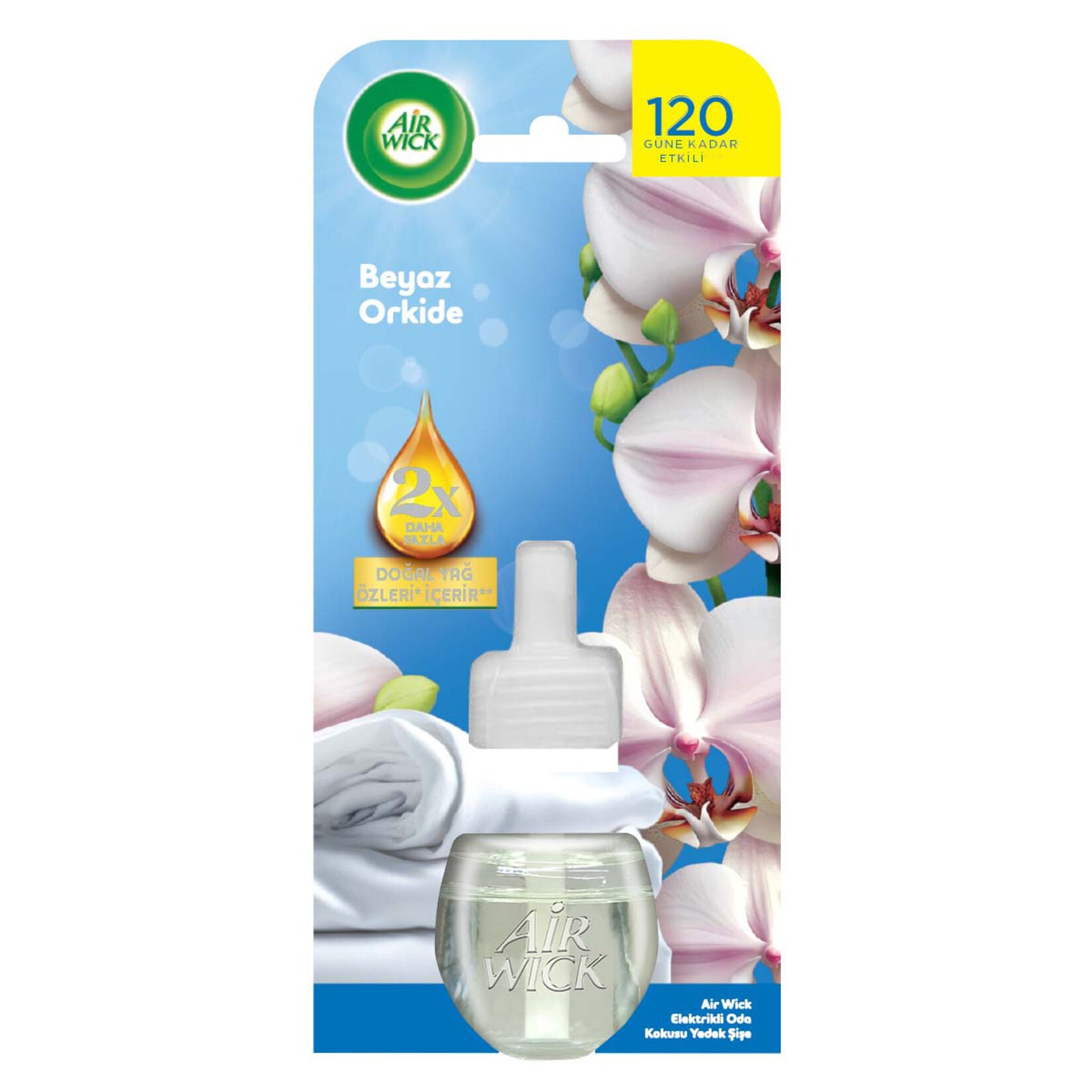 AİR WİCK ODA KOKUSU YEDEK 19ML BEYAZ ORKİDE ELEKTRİKLİ 1*6