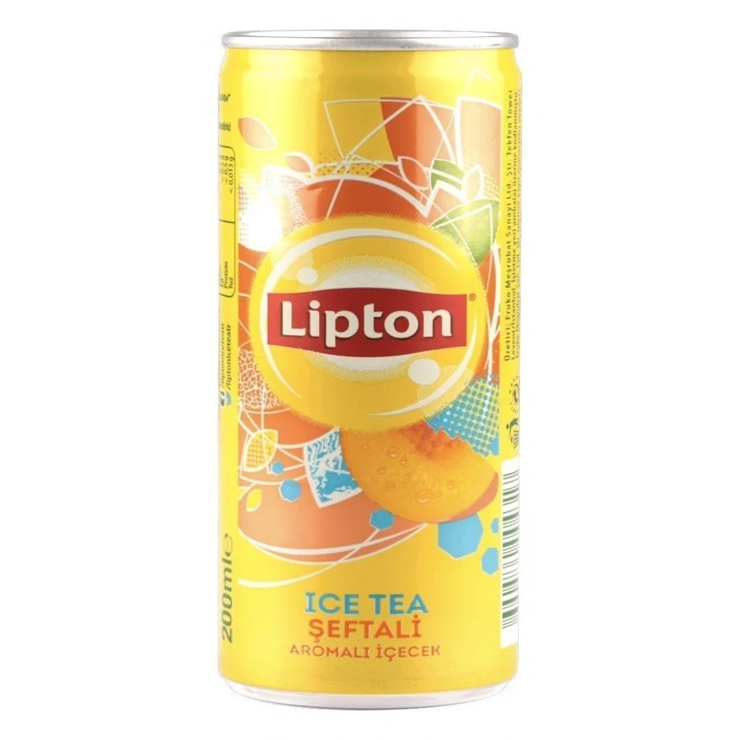 LİPTON ICE TEA ŞEFTALİ 200ML KUTU 1*12
