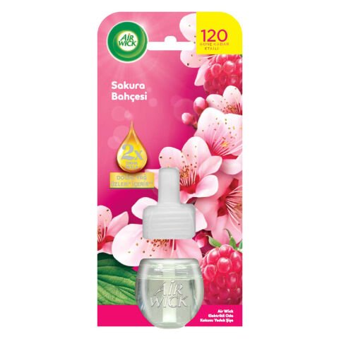 AİR WİCK ODA KOKUSU YEDEK 19ML SAKURA BAHÇESİ ELEKTRİKLİ 1*6