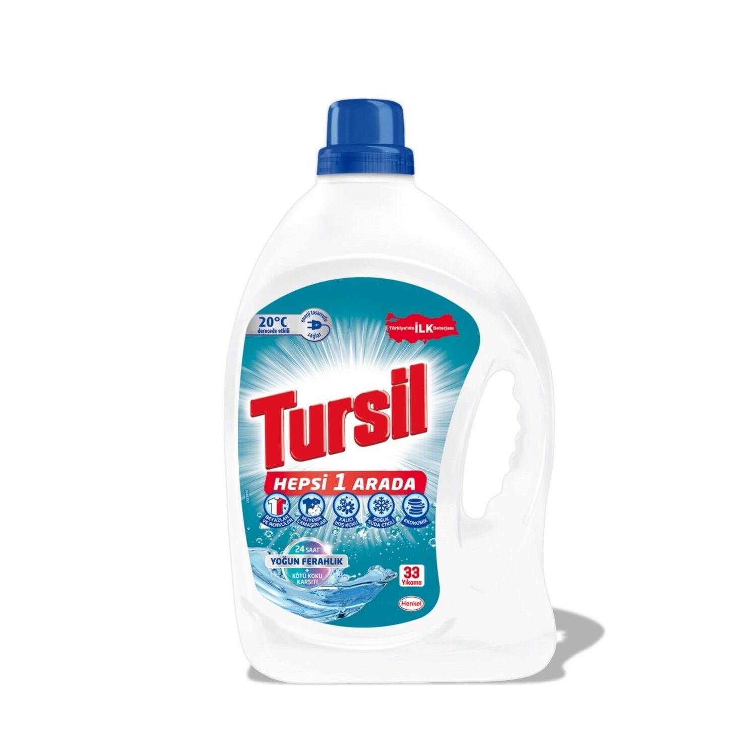 TURSİL M.JEL 2.145L HEPSİ 1 ARADA 33YIKAMA YOĞUN FERAHLIK 1*6