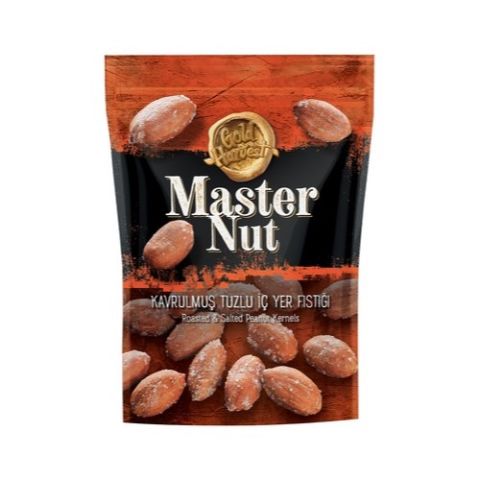 GH.MASTER NUT 160GR KAVRULMUŞ TUZLU İÇ YER FISTIĞI 1*12