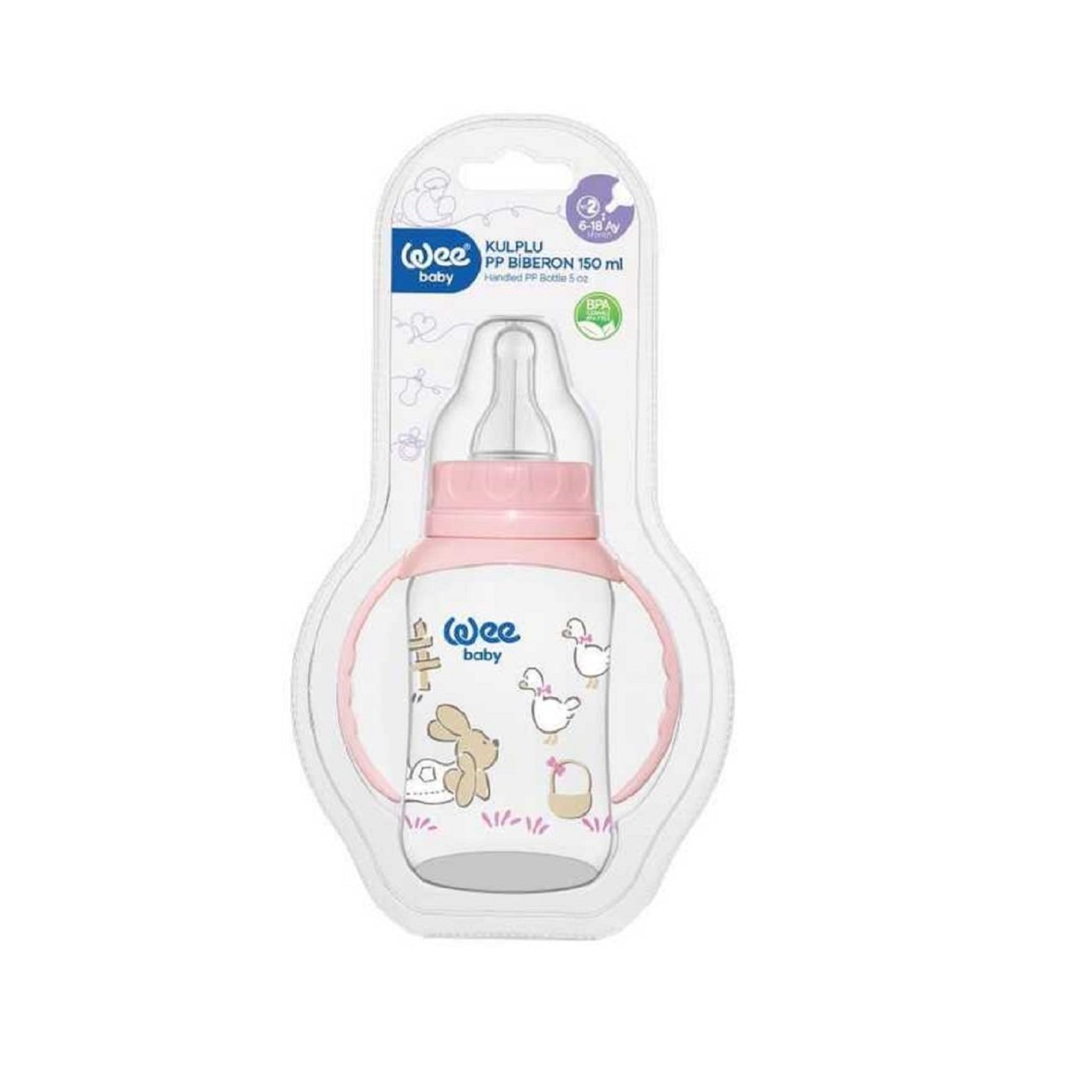 WEE BİBERON 744 KULP.150ML PP 1*12