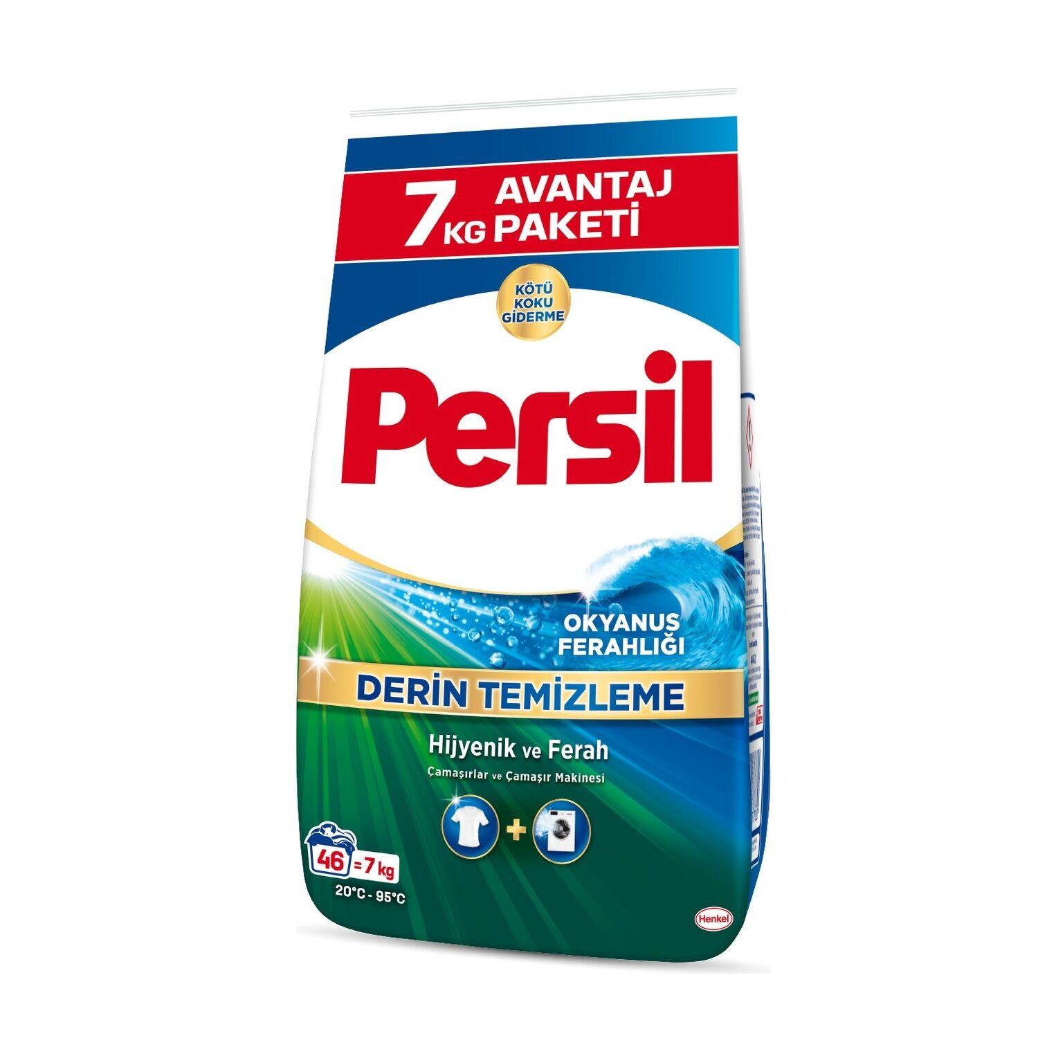 PERSİL M.7KG OKYANUS FERAHLIĞI DERİN TEMİZLEME 46YIKAMA 1*1