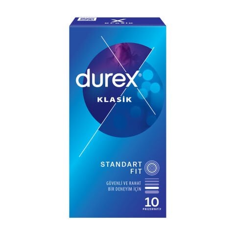 DUREX KLASİK 10'LU STANDART FIT 1*12