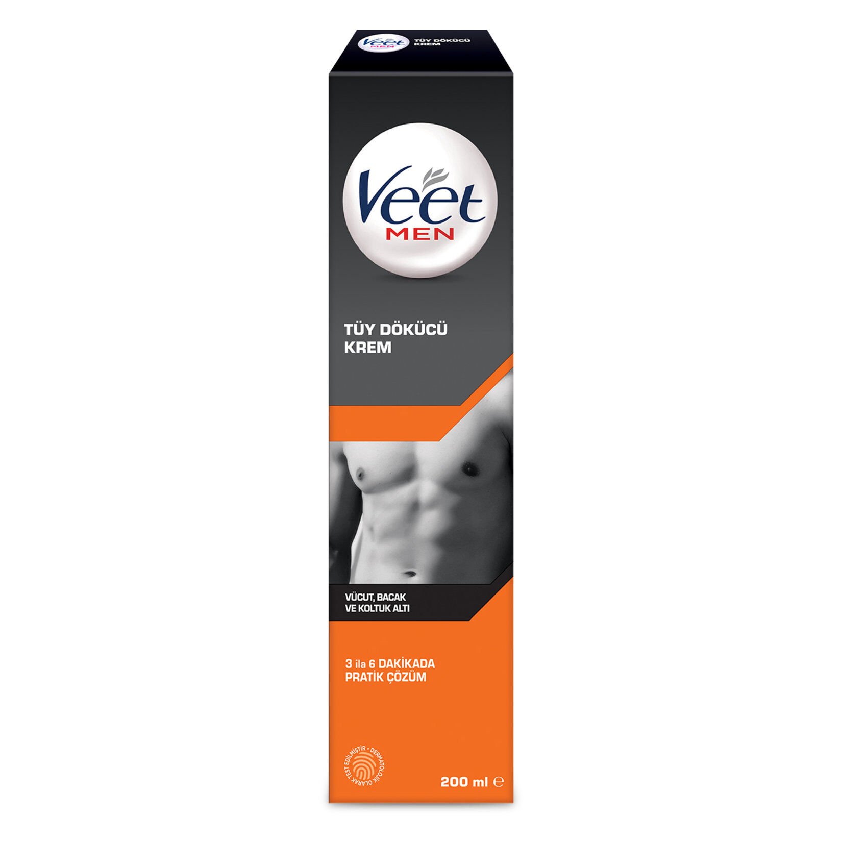 VEET TÜY DÖK.KREM MEN NORMAL CİLT 200ML 1*6