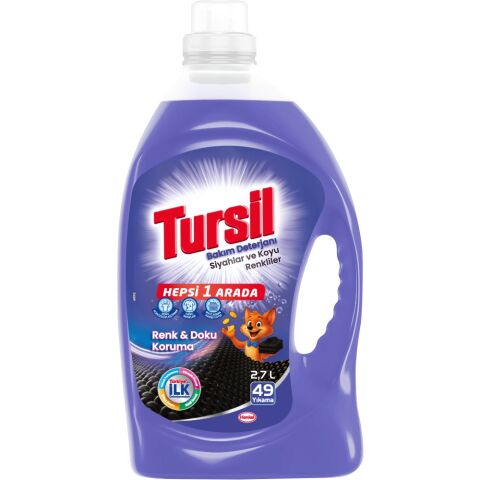 TURSİL M.SIVI 2.7L SİYAHLAR VE KOYU RENKLİLER H1A 49YIKAMA 1*6
