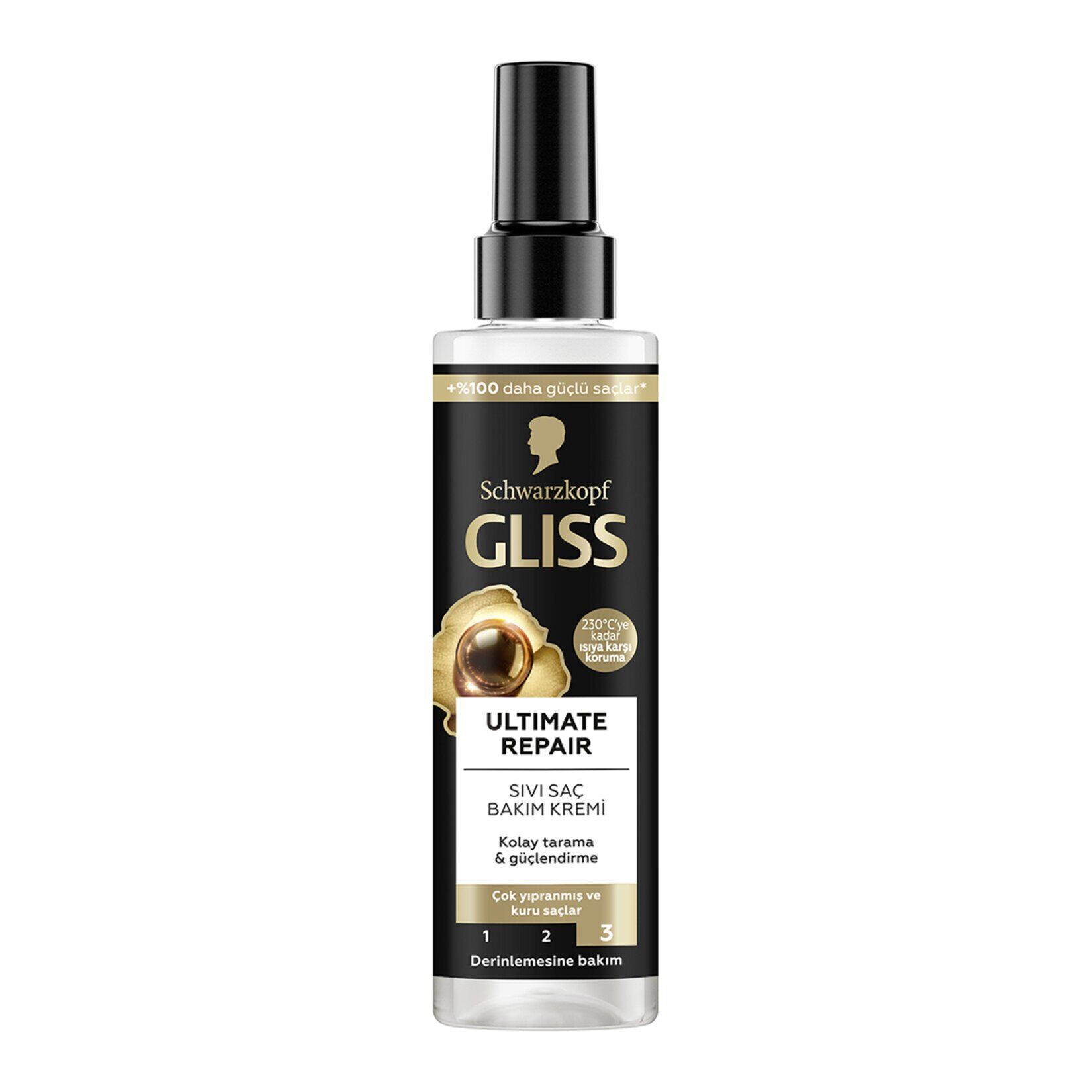 GLISS S.KR.SPR.200ML ULTIMATE REPAIR ÇOK YIPRANMIŞ KURU SAÇ 1*6