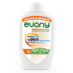 EVONY SIVI SABUN 1500ML ANT.BAK. SOFT CARE 1*6