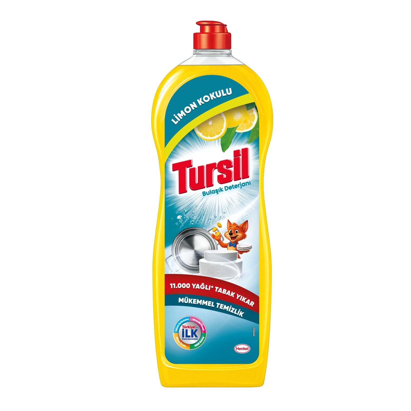 TURSİL BULAŞIK DETERJANI 750ML LİMON KOKULU 1*20