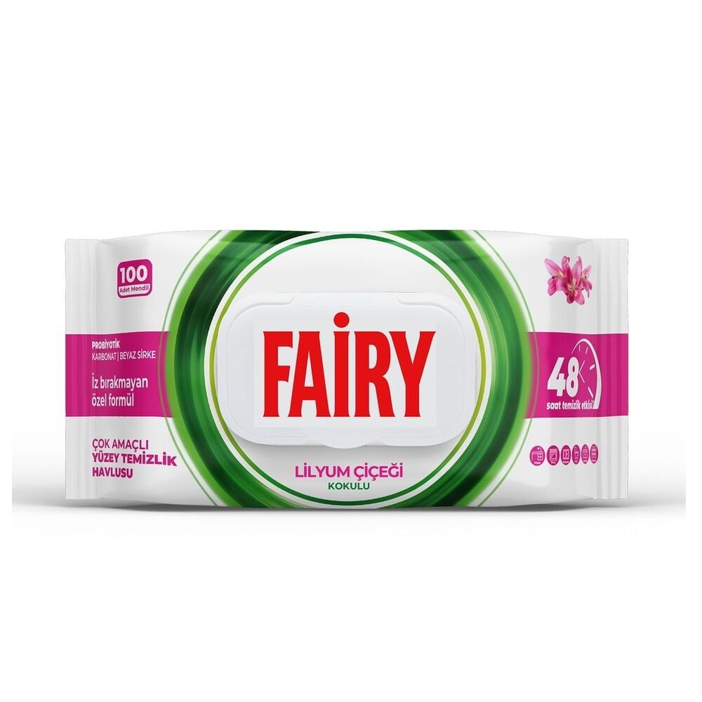 FAİRY YÜZEY TEMİZ.HAVL.100'LÜ LİLYUM ÇİÇEĞİ 1*12