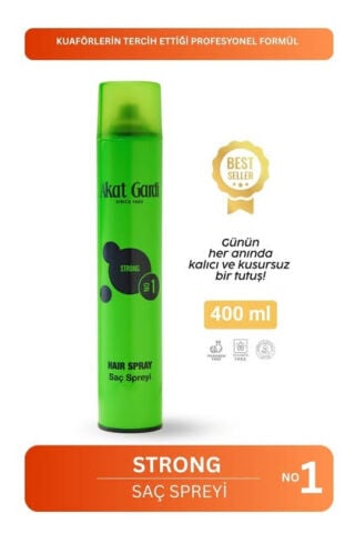 AKAT GARDİ SAÇ SPREYİ 400ML STRONG HOLD 1 ( YEŞİL ) 1*24