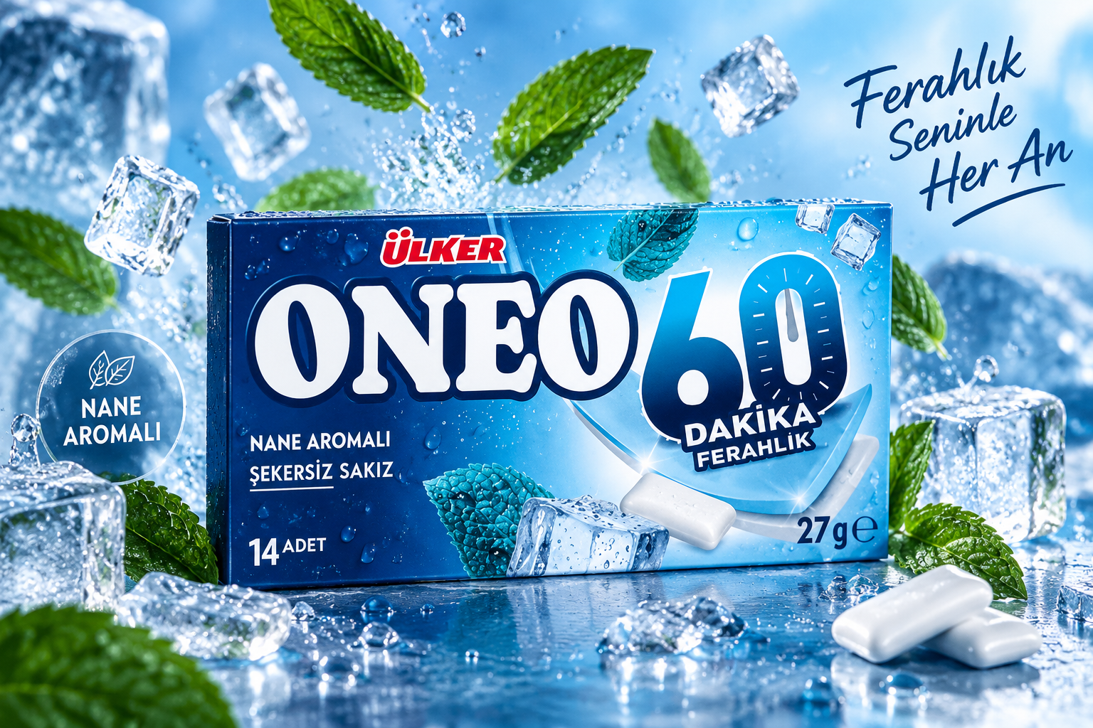 ÜLKER S.ONEO SLIMS 60DK NANE Ş.SİZ SAKIZ 27G 1746-09 1*27