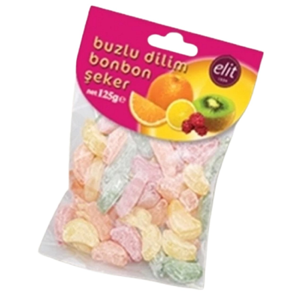 ELİT ŞEKER 125GR BUZLU DİLİM BONBON 1*12 90001368