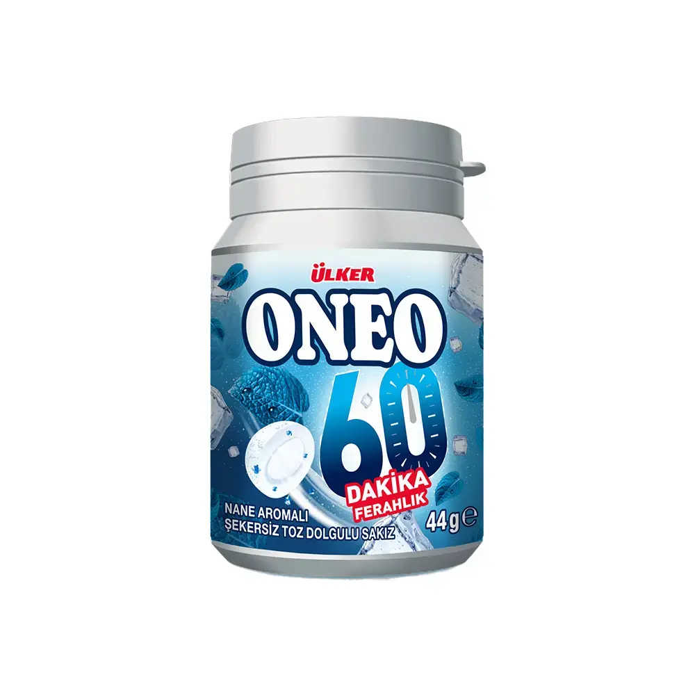 ÜLKER S.ONEO ŞİŞE 60DK NANE AROMALI 44GR 2264-08 1*6