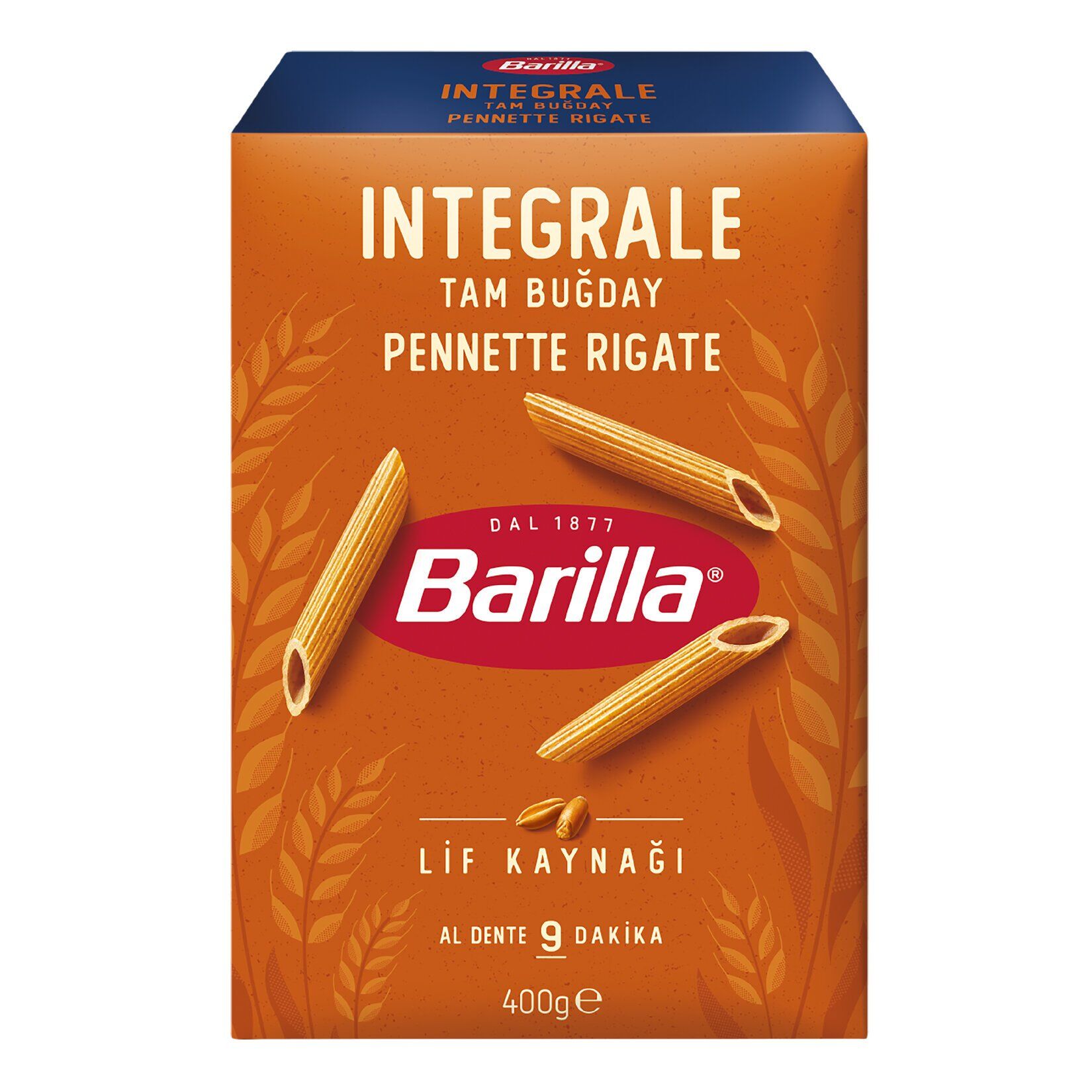 BARİLLA MAK.TAM BUĞDAY KALEM INTEGRALE 400G KUTU 1*9