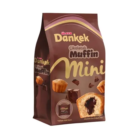 ÜLKER K.DANKEK MİNİ ÇİKOLATALI MUFFİN 135GR 849-04 1*10