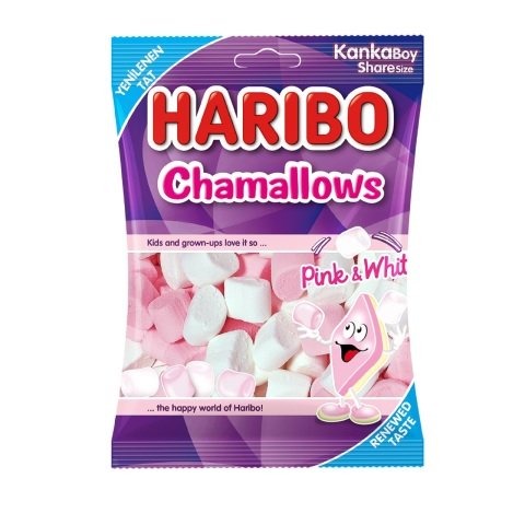 HARİBO.CHAM.70GR PİNK WHİTE 1*24