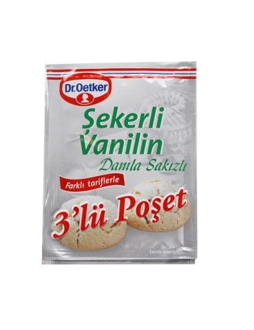 DR.OETKER VANİLYA 3'LÜ DAMLA SAKIZLI 15GR 1*6*39